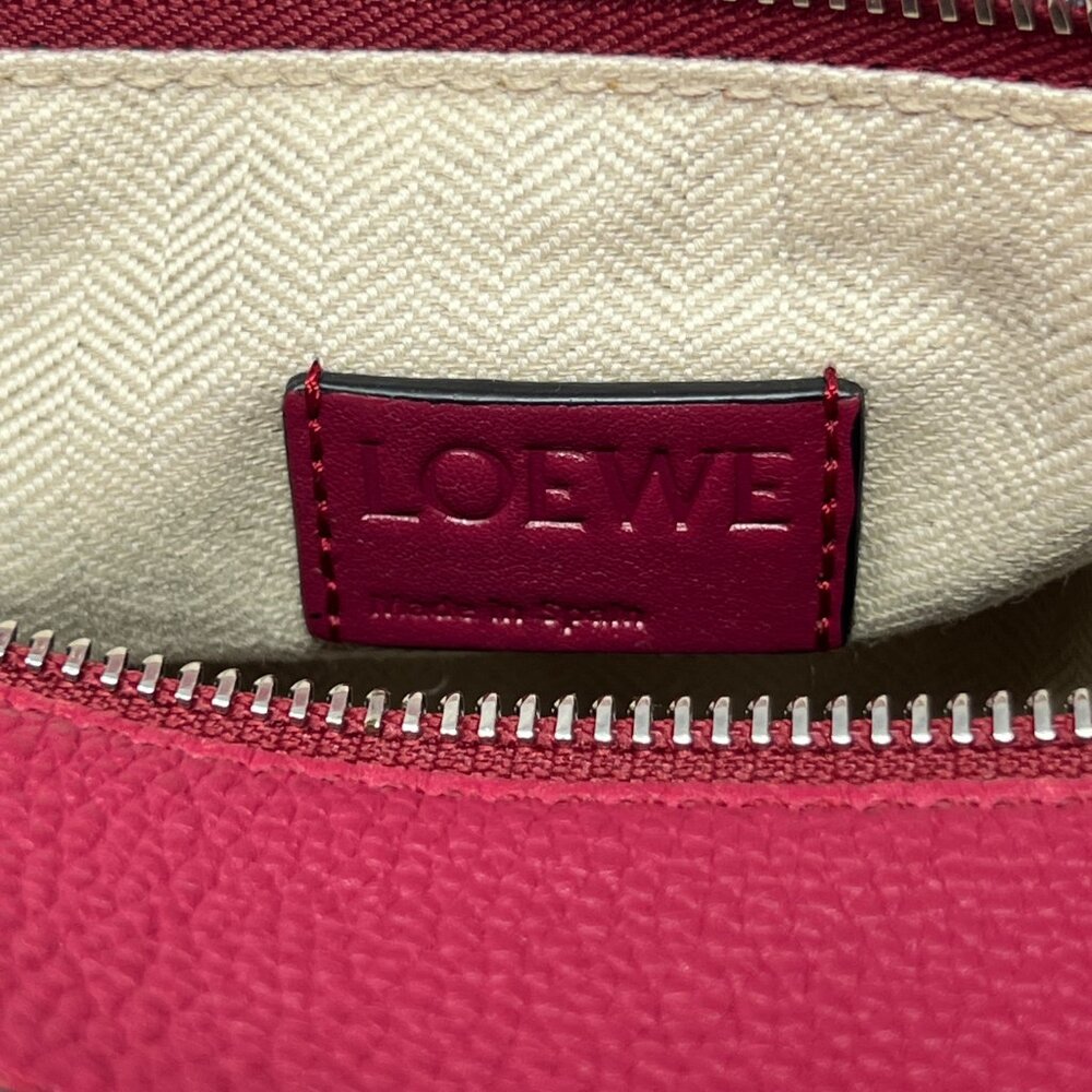 Loewe Small Puzzle Bag Raspberry Pink Leather with Dust Bag **SOLD** - Picture 12 of 17